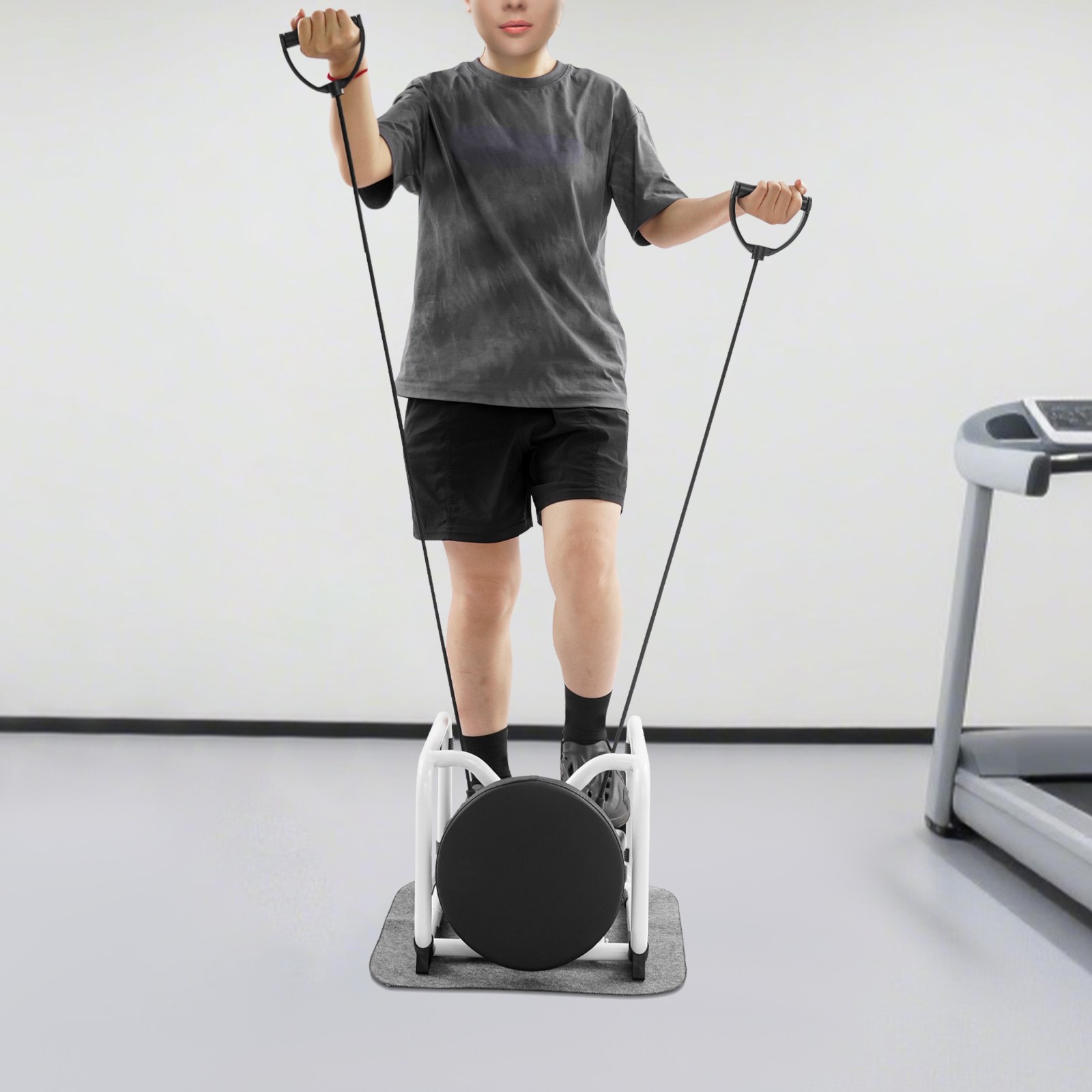 Multi-Function Stepper with Seat Mini Sport Stepping Machine for Home Exercise