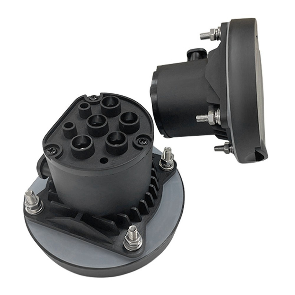 EV Charging Socket Outlet Type 2 Socket Connector 4 Point Fixed European1410