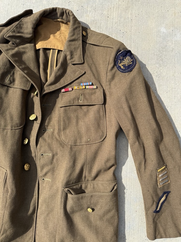 Old WW2 era US Army Dress Uniform Jacket Air Force 14th