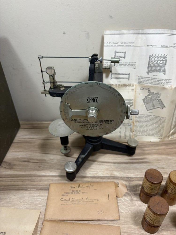 Central Scientific Co Precision Tensiometer Dunouy Interfacial Tensiometer