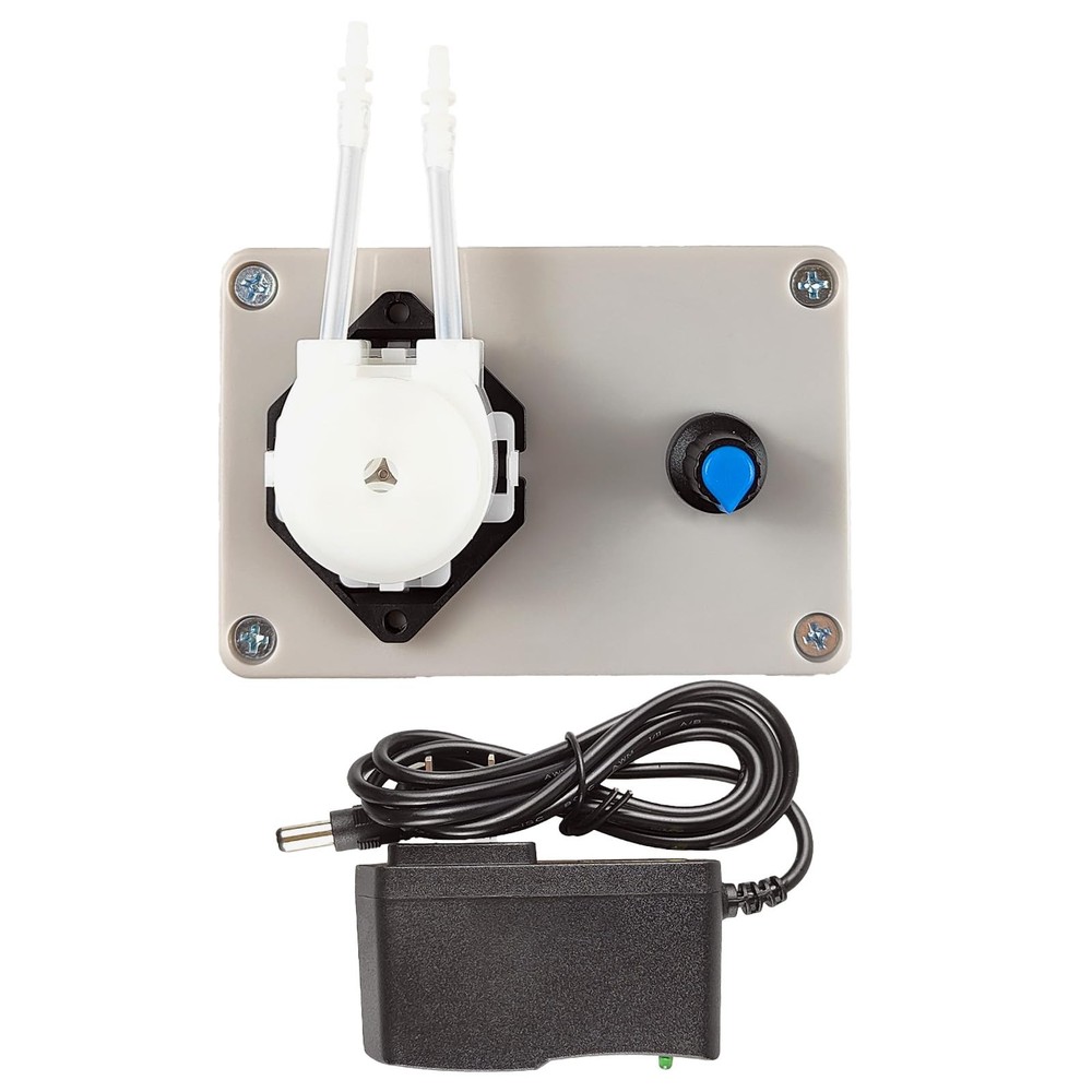 Gikfun 12V Adjustable Peristaltic Dosing Pump Liquid Metering with Black