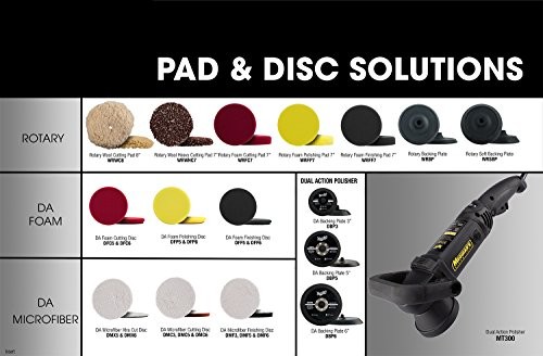 Soft Buff 7" Rotary Wool Heavy Cutting Pad, 1 Pack WRWHC7