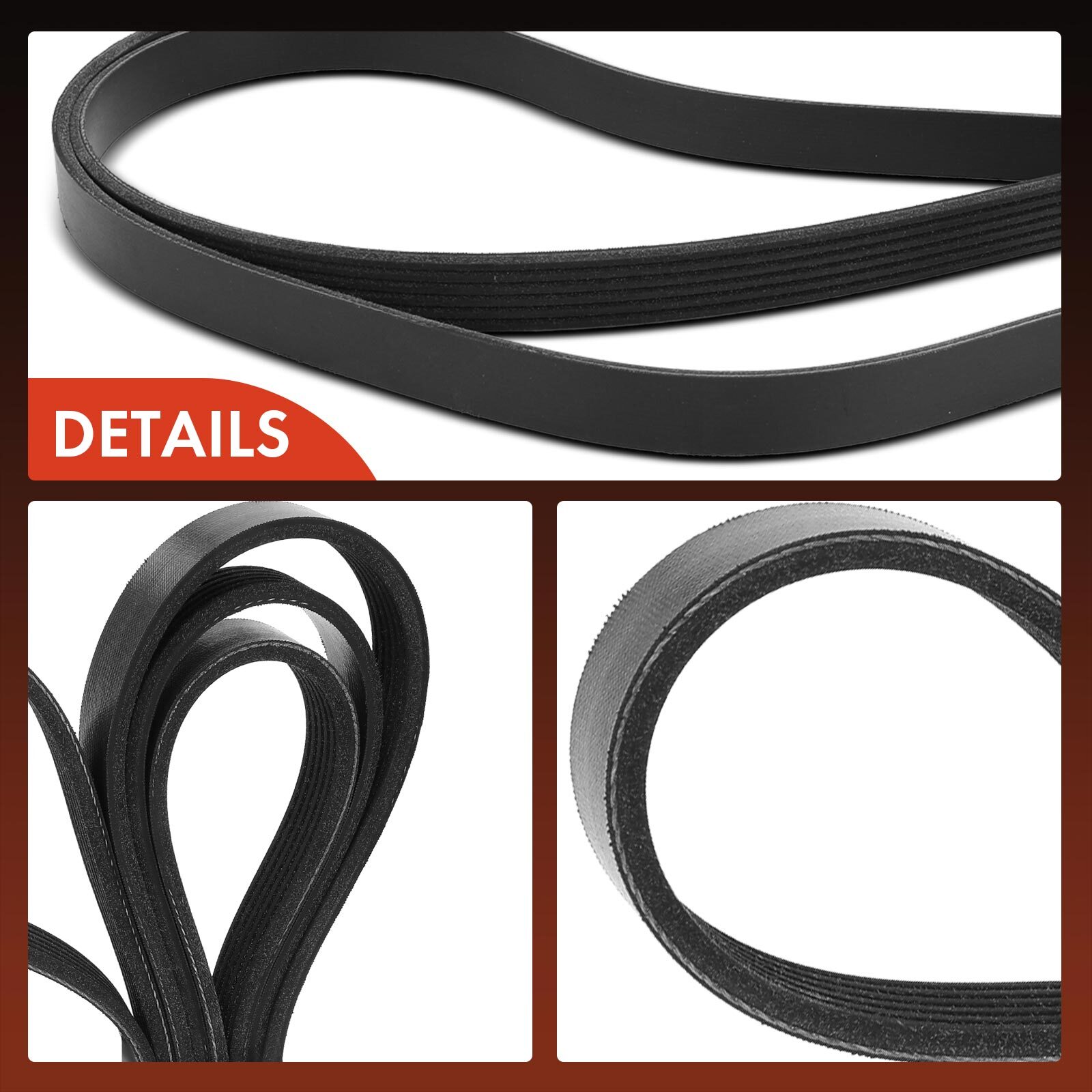 91.57 Inch Serpentine Belt for Chevrolet Colorado 04-12 GMC Canyon 04-12 Isuzu