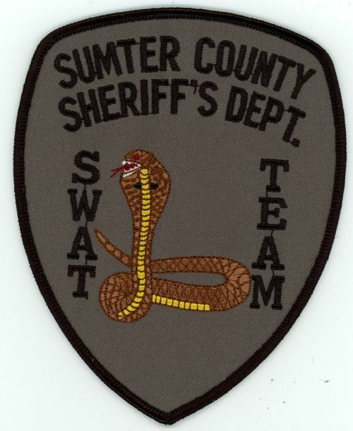 FLORIDA FL SUMTER COUNTY SHERIFF SWAT NICE SHOULDER PATCH POLICE