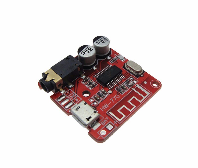 Bluetooth Stereo Audio Receiver Board Powered by Micro USB 5VDC