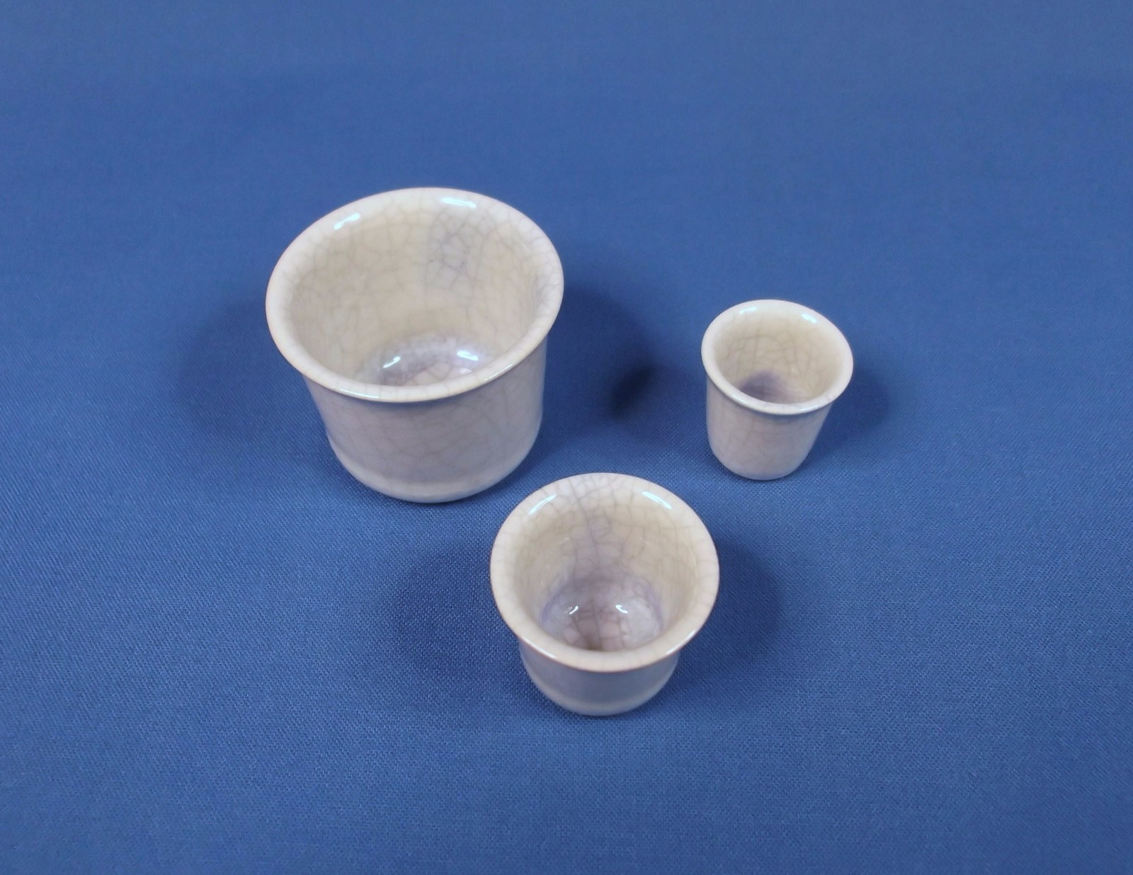 Antique effect Inkwell insert Porcelain ink pot inkwell liner choice of 16 sizes