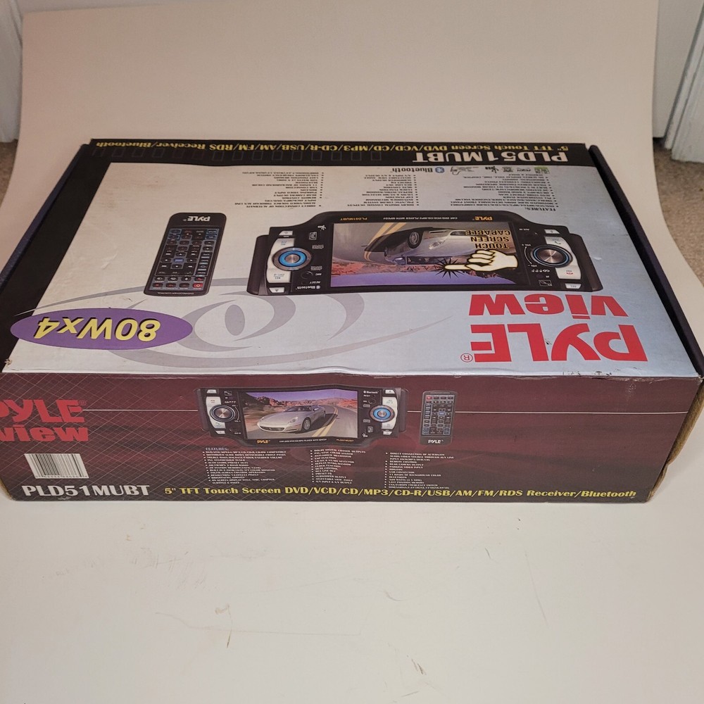 Pyle 5'' TFT Touch Screen DVD/VCD/CD/MP3/CD-R/USB/ AM/FM/Bluetooth and Screen...