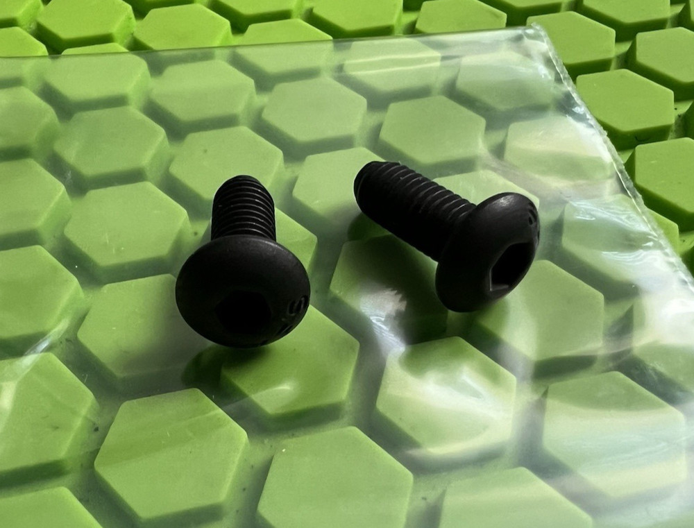 NEW PLANET ECLIPSE EGO 07 PAINTBALL MARKER TRIGGER FRAME SCREWS - (2) BLACK