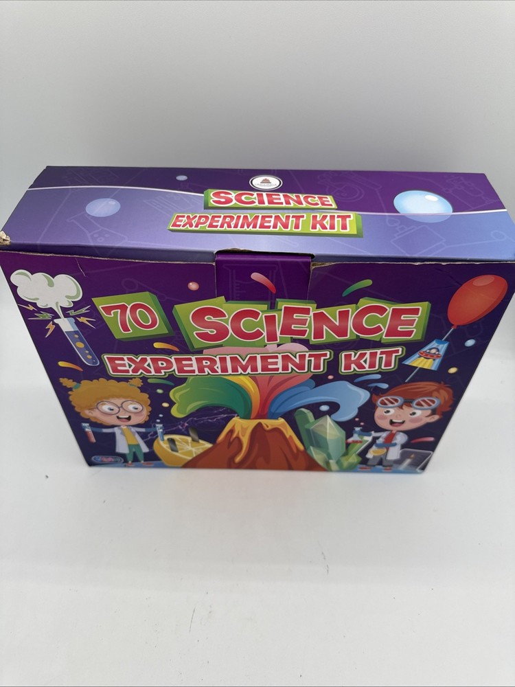 Kids 70 Science Experiment Kit - New Sealed - Educational Fun - Experiments STEM