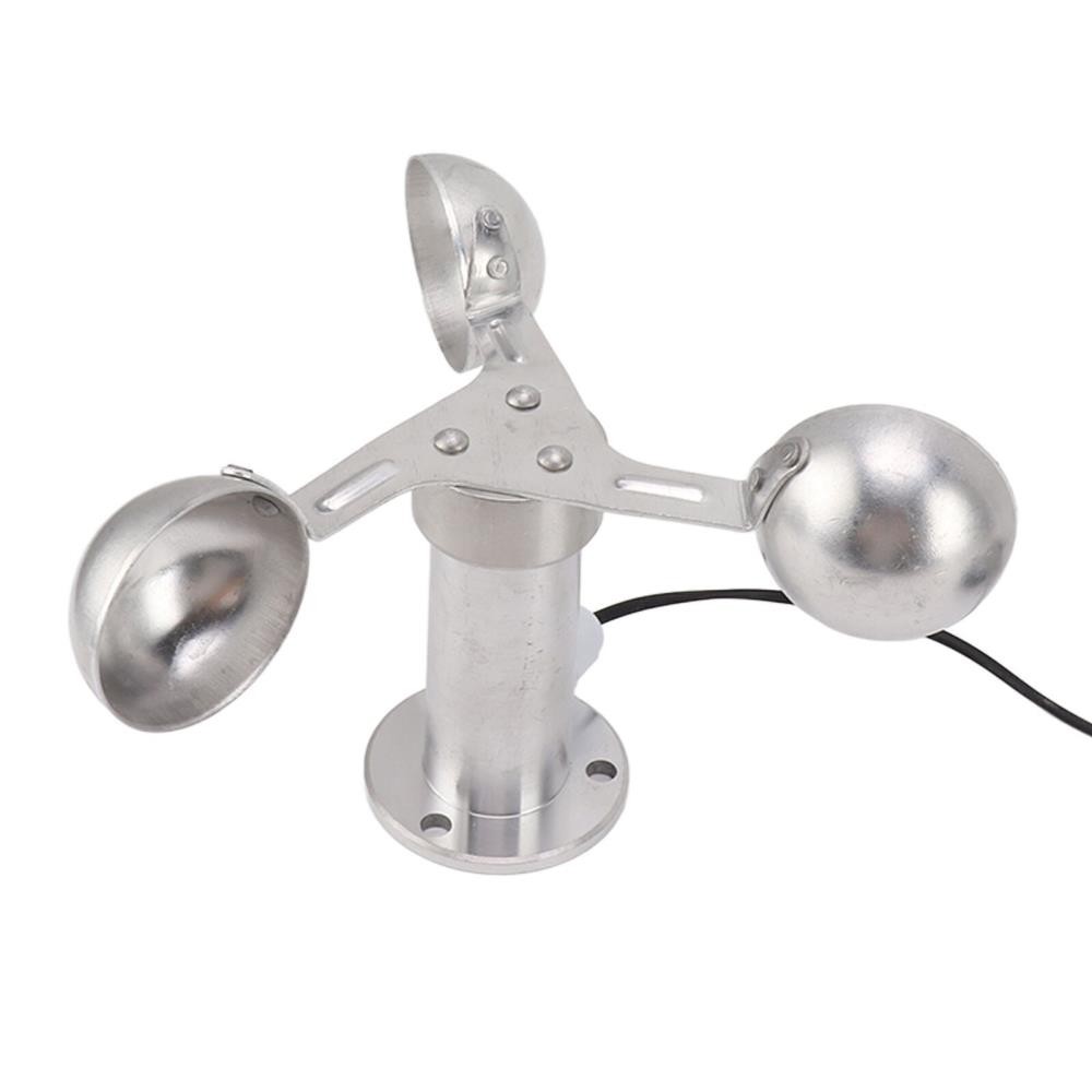 Industrial Wind Speed Sensor Anemometer 3 Cup Design 8M Cable for Tower Cranes