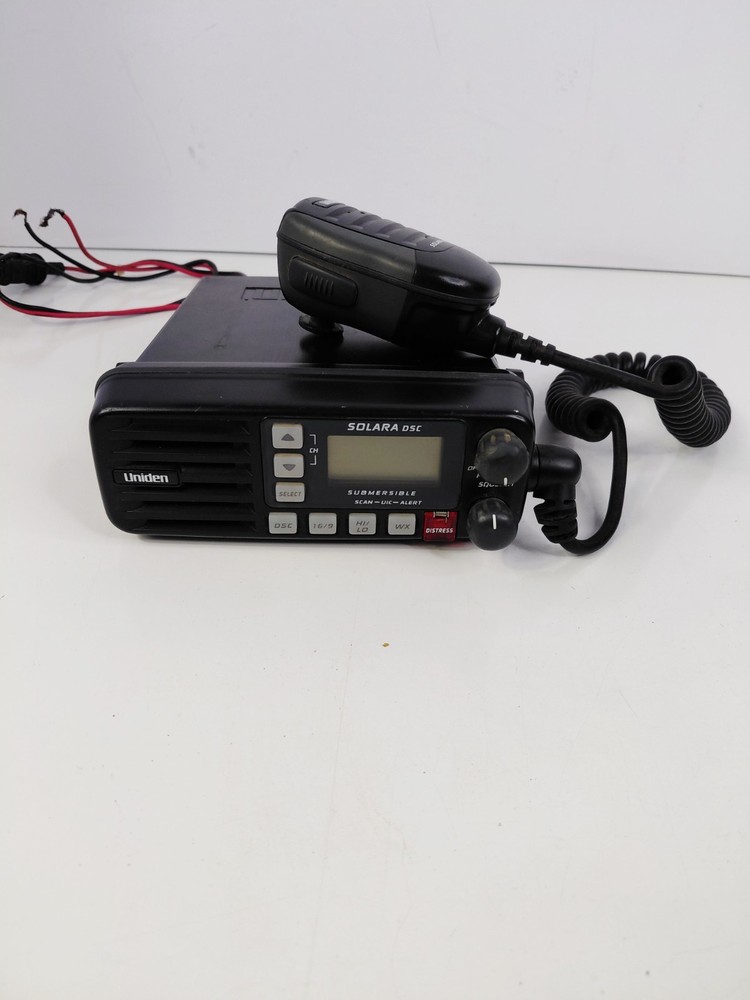 Uniden Solara DSC VHF Marine Transceiver Submersible Untested