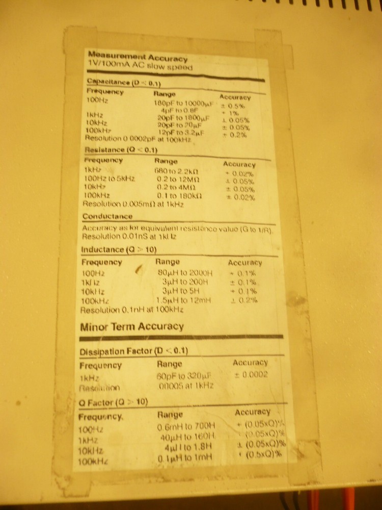 Wayne Kerr 6425 Precision Component Analyzer, LCR impedance bridge