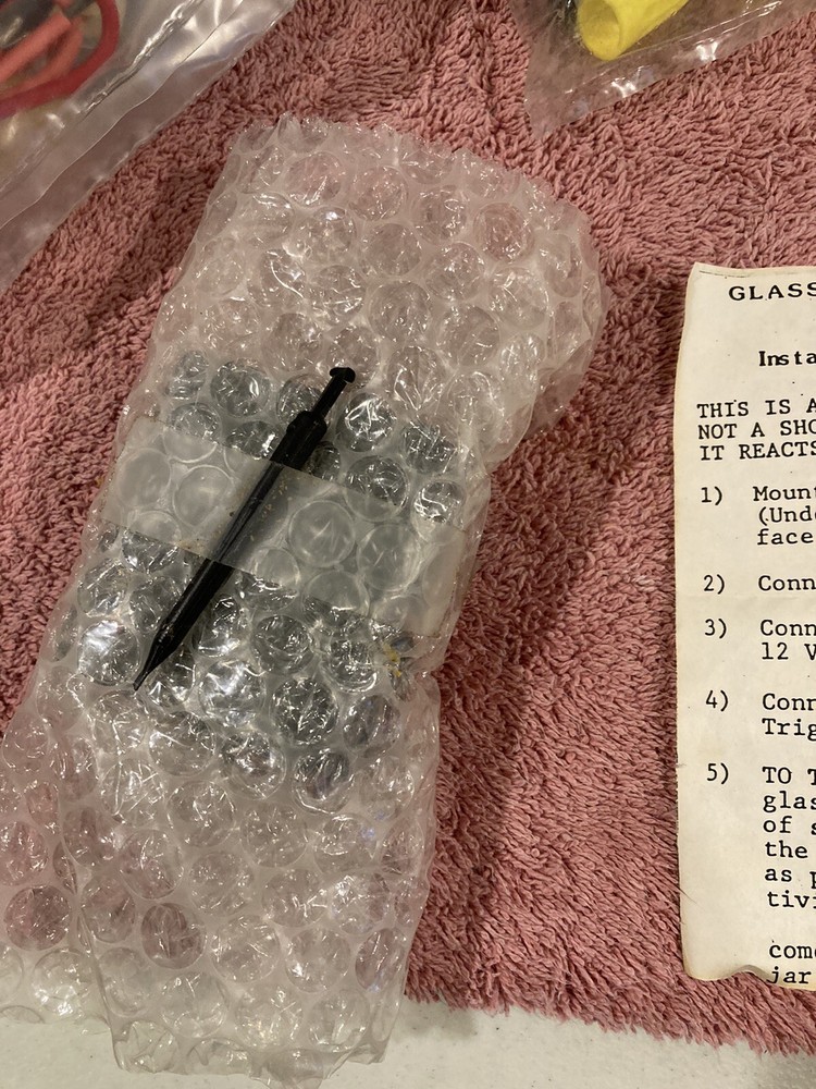 chapman security systems glass break detector