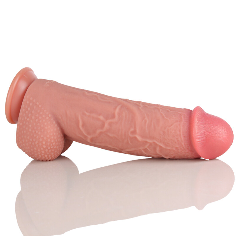 Liquid Silicone Realistic Huge Dildo Dong Suction Cup Women Sex Toys Thick Dick