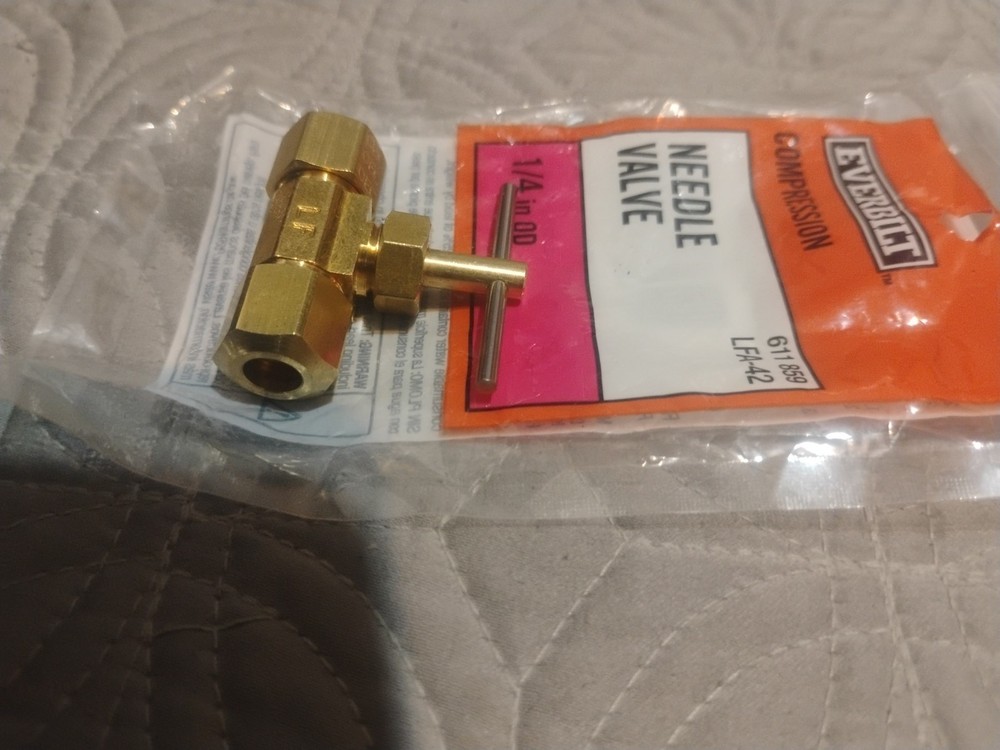 needle valve 1/4 in odd