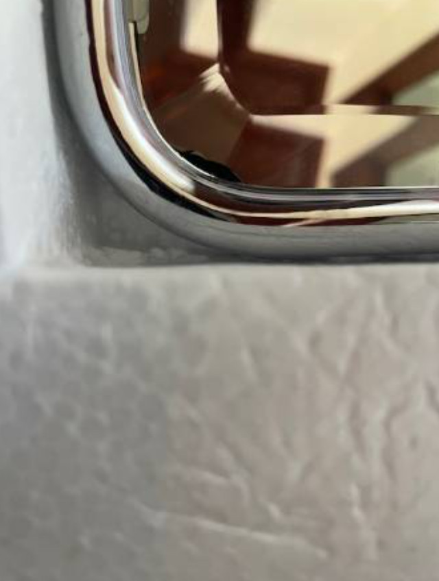 Pottery Barn Vintage Recessed Medicine Cabinet Chrome 17" x 27" #U200 READ