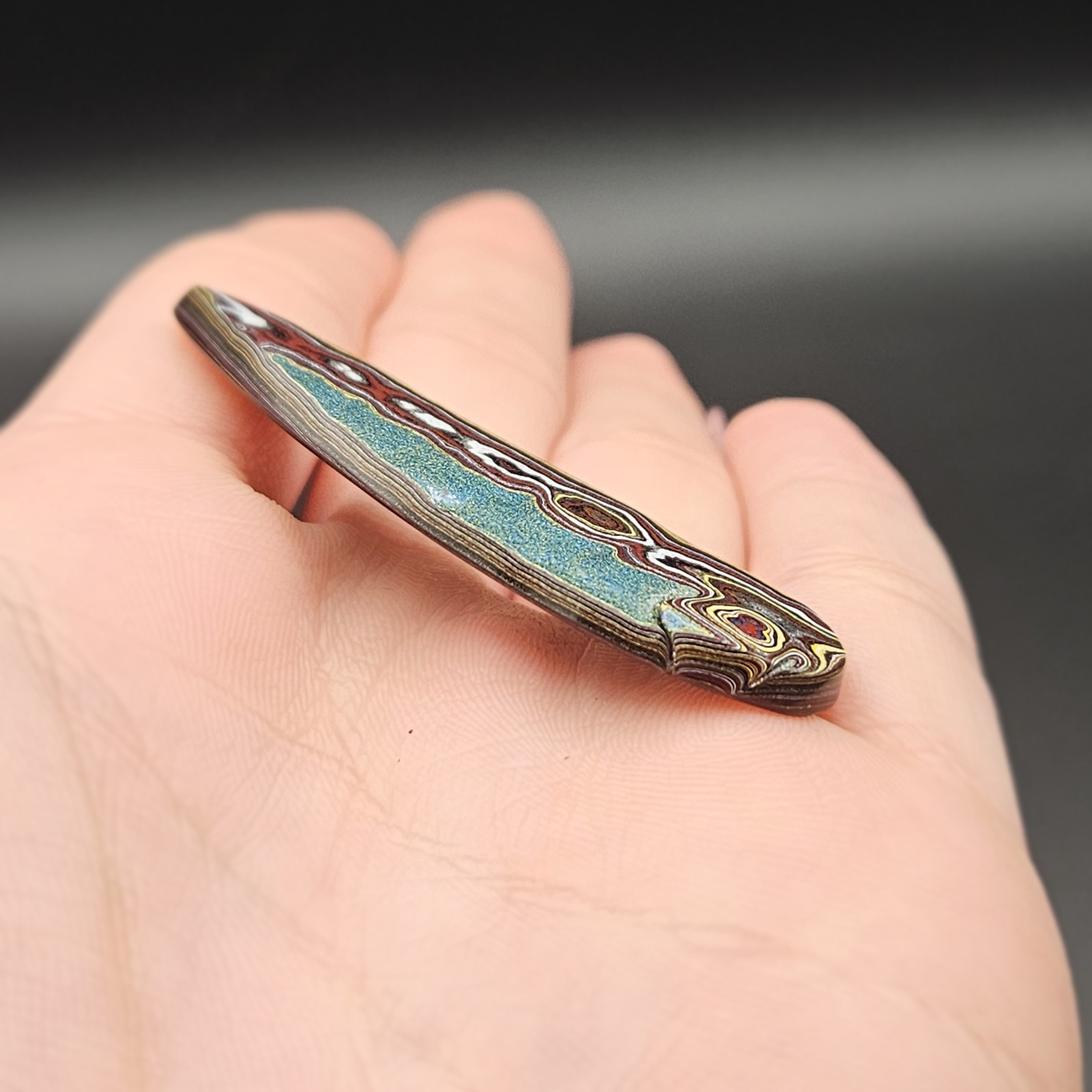 TOP SHELF VINTAGE(2000-2010) CORVETTE FORDITE DETROIT AGATE CABOCHON
