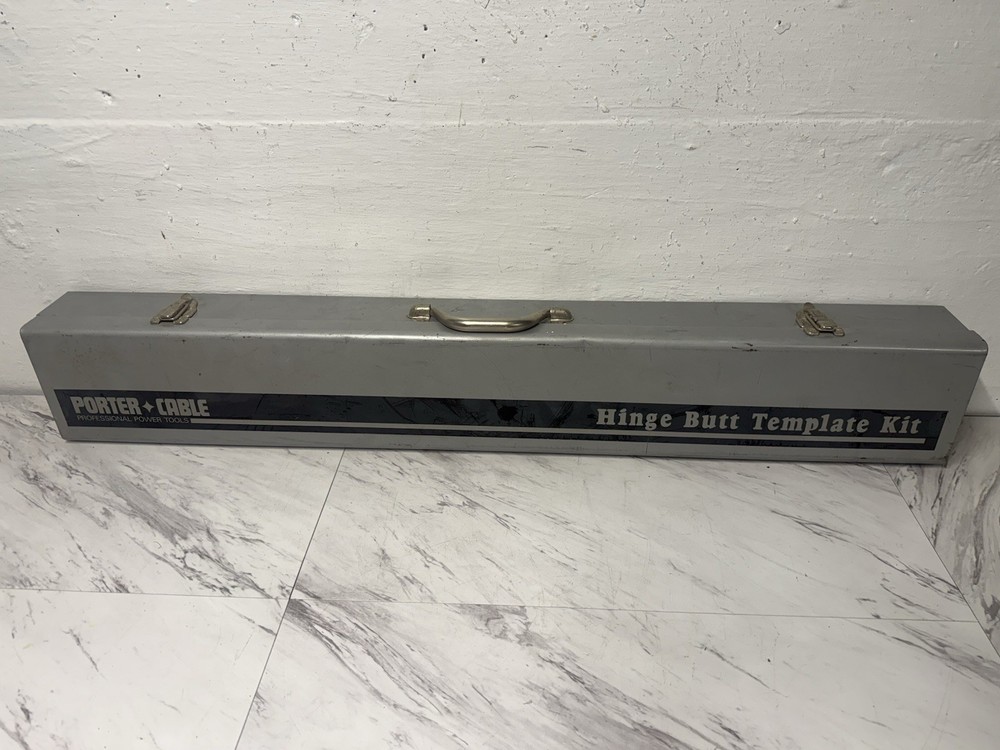 Porter Cable Model #59380 Hinge Butt Template Kit With Metal Case