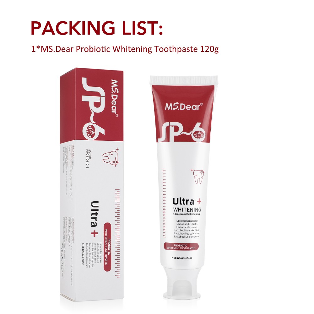 SP-6 Probiotic Toothpaste,Sp-6 Toothpaste Ultra Whitening Quick White Toothpaste