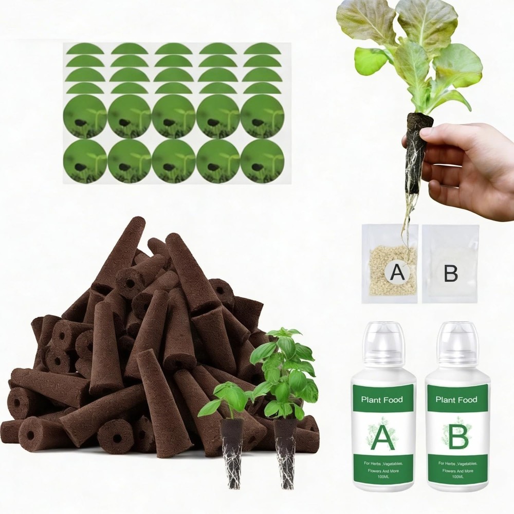 52 Pack Hydroponic Seed Starter Refill Kit - Compatible with Aerogarden & Mos...