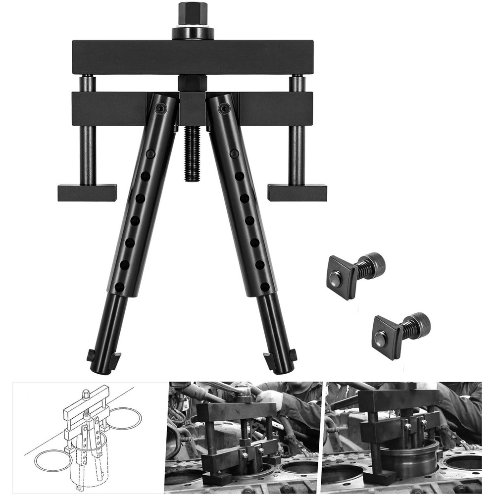 Universal Cylinder Liner Puller Assembly Fits for Mack Cummins CAT Caterpillar,