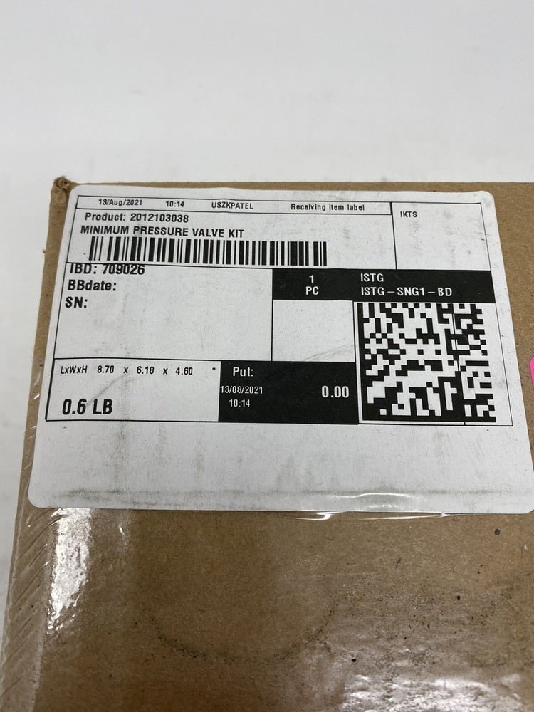 Quincy Minimum Pressure Valve Kit Replacement - 2012103038