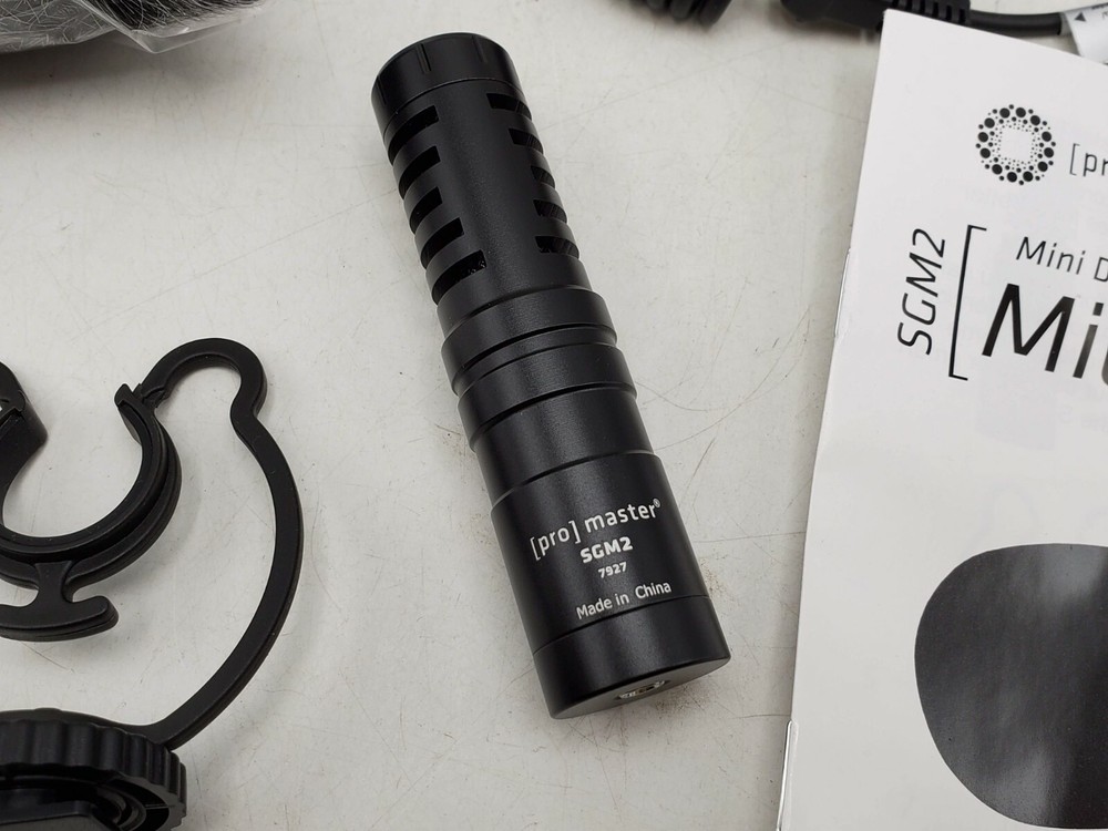 Promaster SGM2 Mini Directional Microphone Kit for Camera Phone Computer Etc.