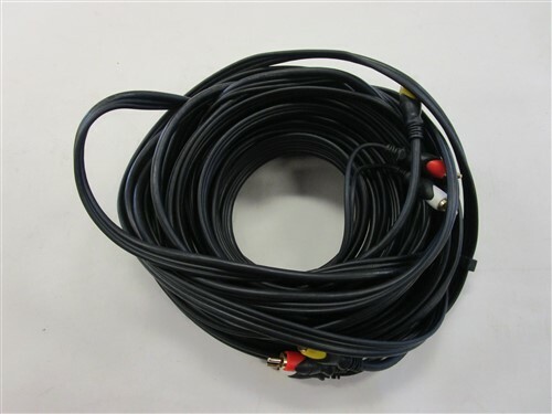 STEREO SHIELDED AUDIO / VIDEO RCA CABLE 49' FEET