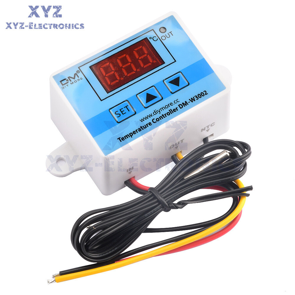 W3002 AC 110-220V Digital Temperature Controller Microcomputer Thermostat Probe