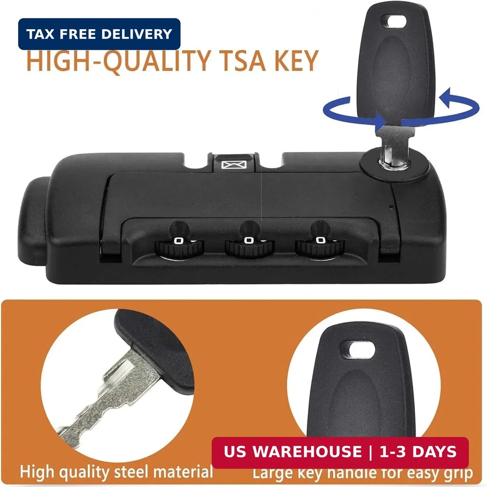 Universal TSA Lock Key 002 & 007 - Keyless Solution for Forgotten Passwords