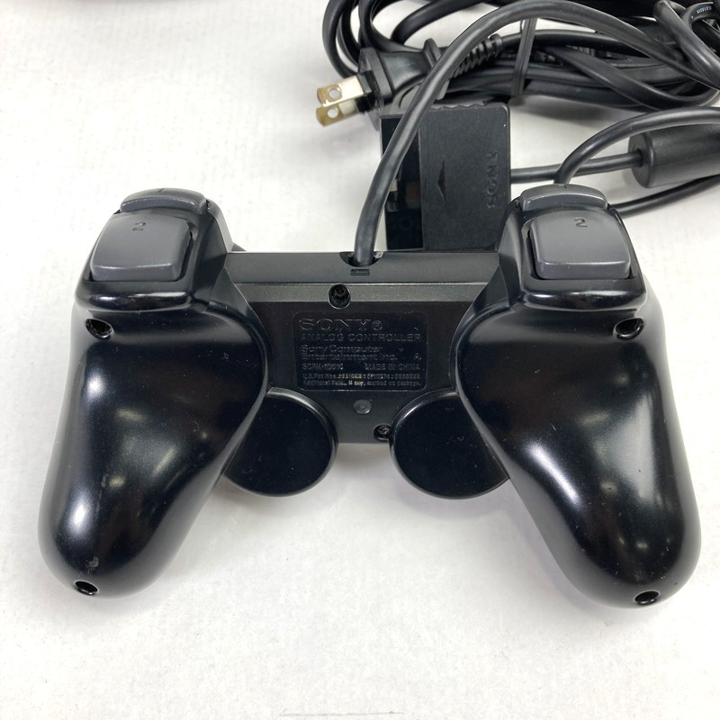 Sony PlayStation 2 PS2 SCPH-30000 Black Console Tested With Controller, Cable