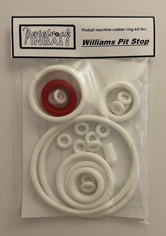 1968 Williams Pit Stop Pinball Machine Rubber Ring Kit
