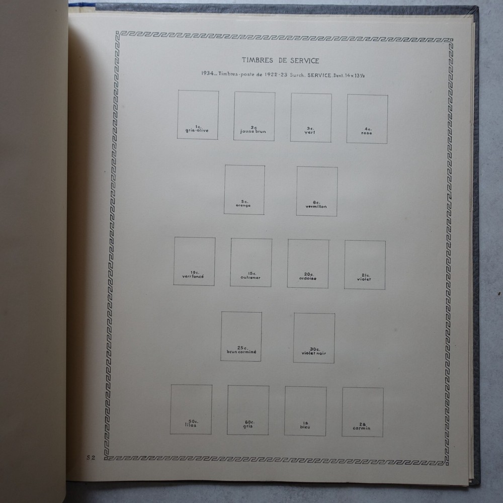 Indochina And Vietnam - Antique Binder With Pre-Printed Pages 1889 To 1946