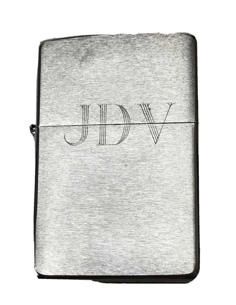 ZIPPO 2001 POCKET LIGHTER PERSONALIZED JDV