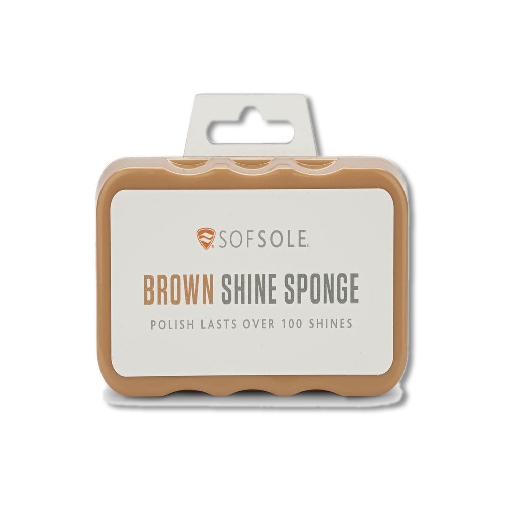 SOF SOLE Shoe Polish Brown Shine Sponge 91821