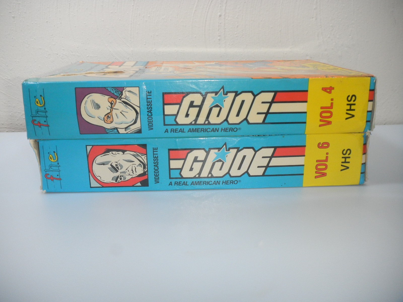 1980s FHE Big Box VHS Cassette Tape Movie Set Vintage G.I. GI Joe 3.75 ARAH Lot