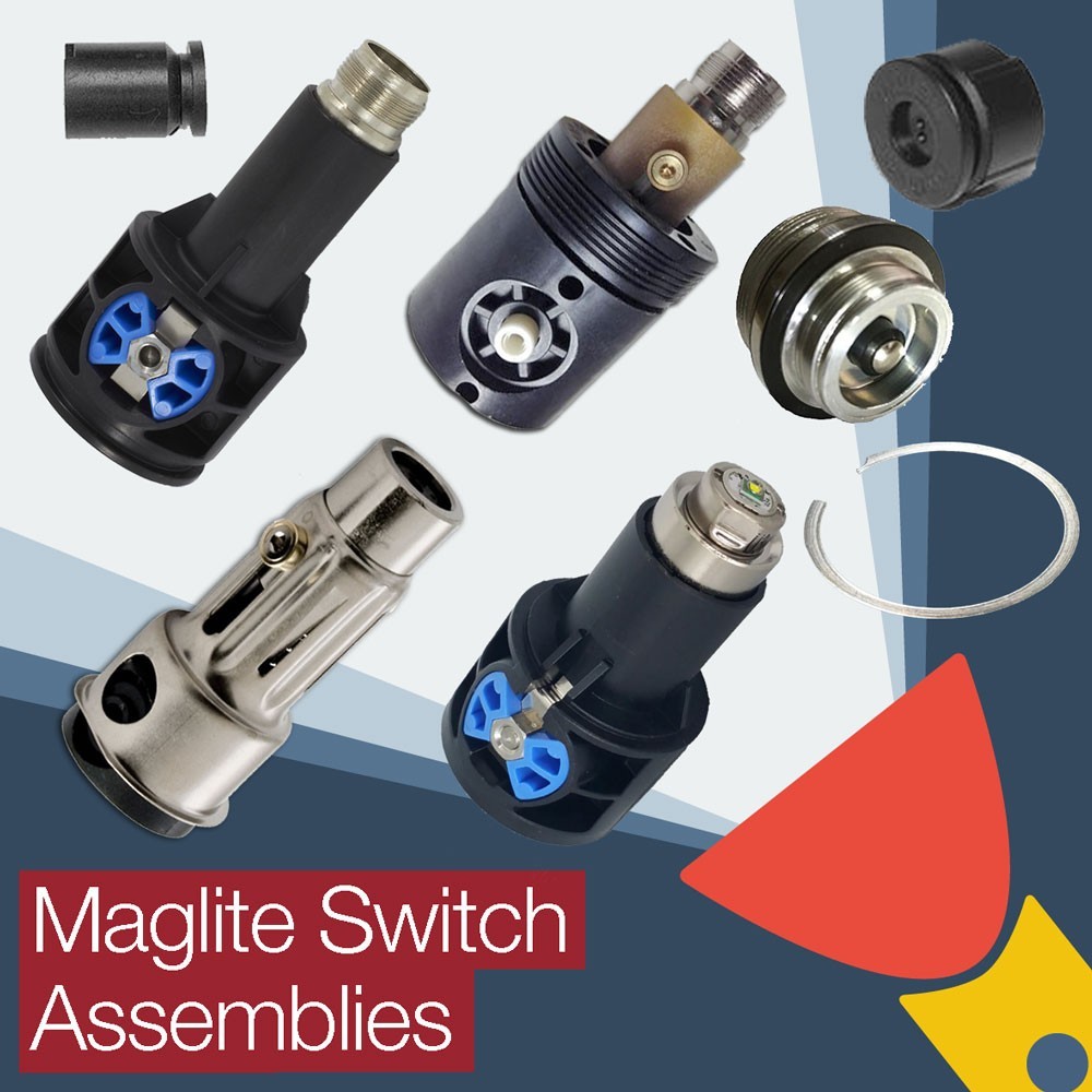 MagLite Switch Assembly D C AA AAA Solitaire Mag Charge Module Snap Ring/circlip