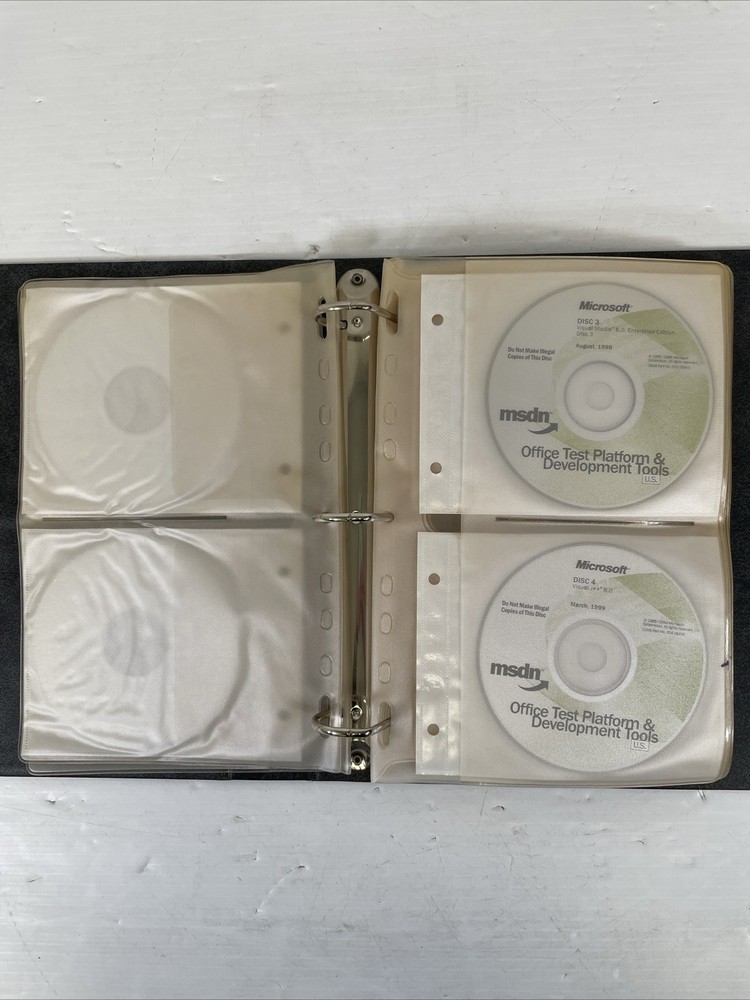 Vintage Microsoft Software MSDN Subscription 20 Disc Collection 1997 - 1999