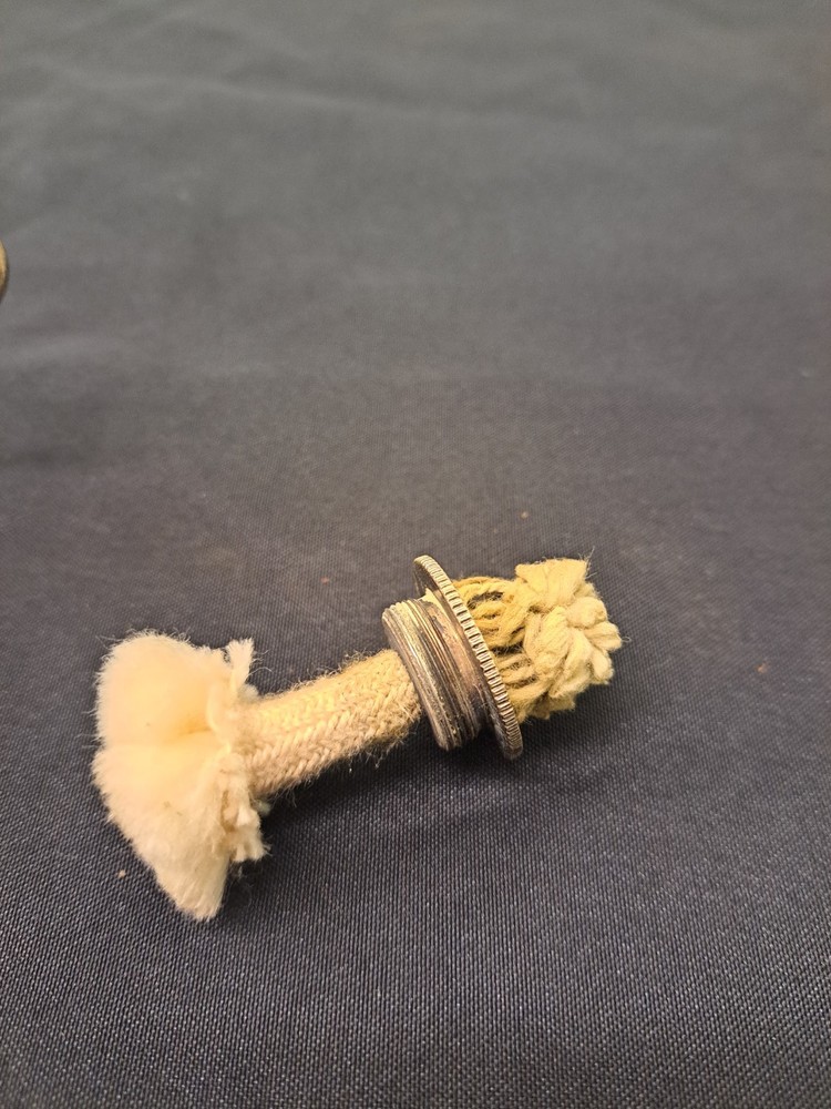 Vintage Silver Plate Chafing Dish Alcohol Burner with Wick