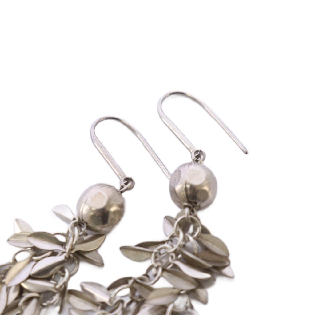 Isabel Marant Leaf Hook Earrings Silver Women Used