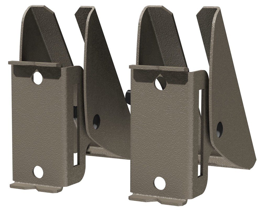 Genius Tilt Mount 2 Pack 2-pack, Brown