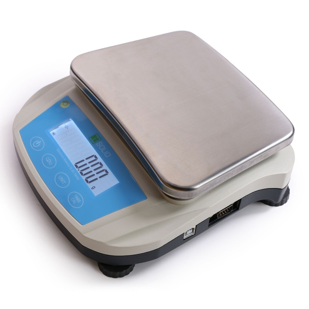 U.S. Solid 5000 x 0.01 g Precision Balance Scale RS232 USB Interface