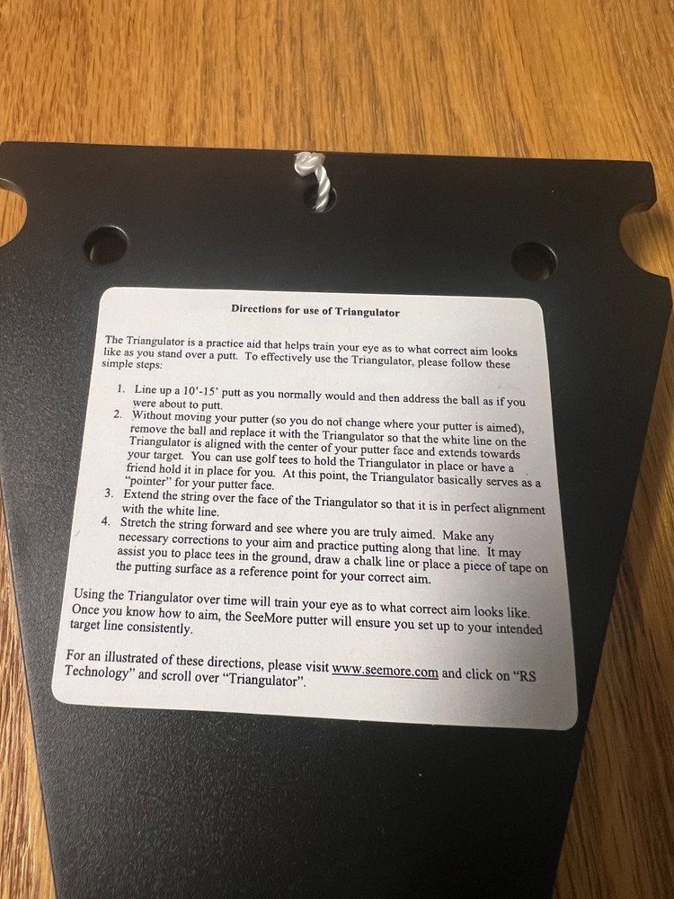SeeMore Triangulator - Green Reading Skills Training Aid