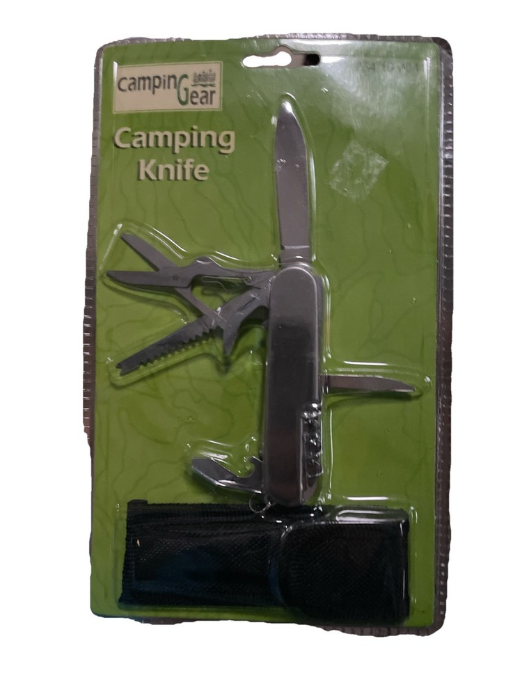 Multifunction Camping Knife With Case By Camping Gear