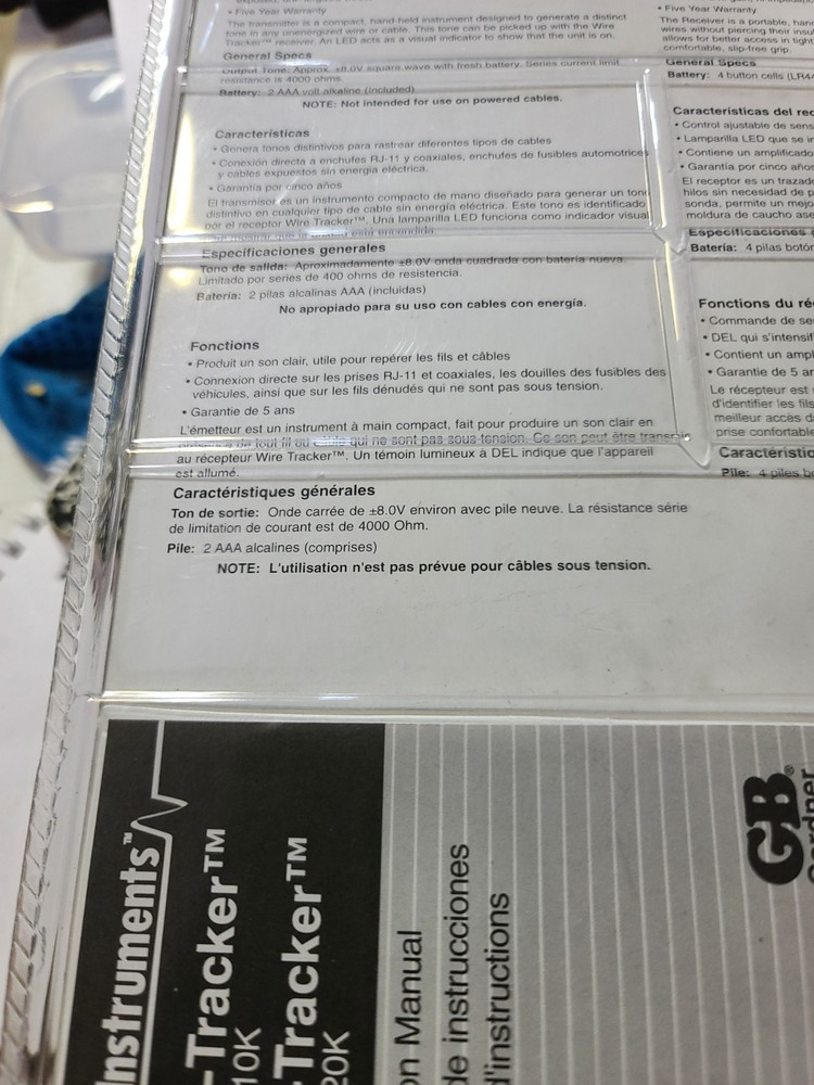 Gardner Bender GET-4110K Wire Tracker Wire Tracer