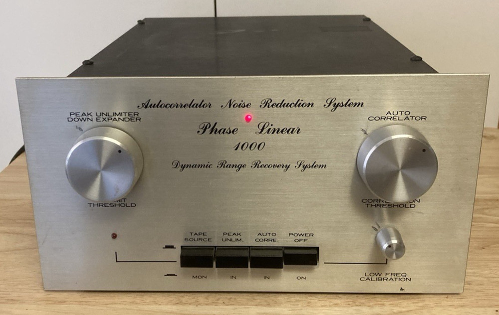 Phase Linear 1000 Autocorrelator Noise Reduction System Dynamic Range Recovery