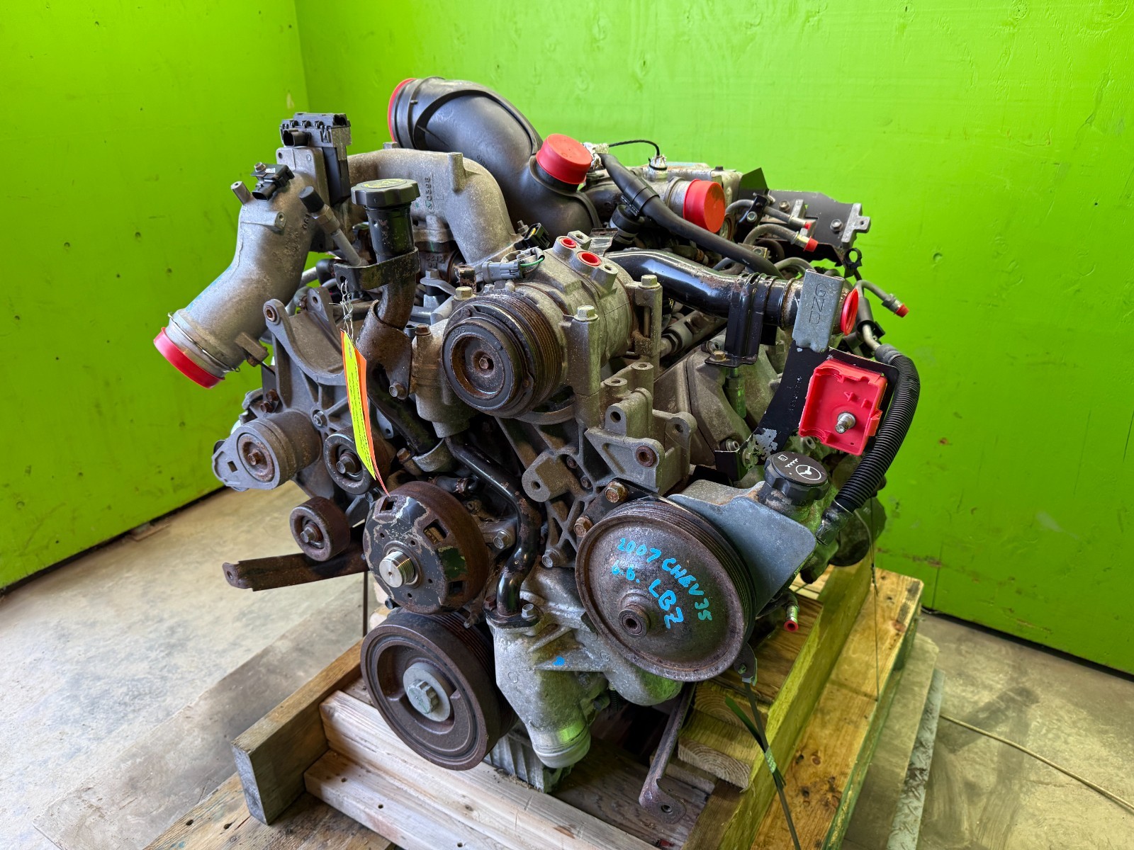 06 07 CHEVROLET GMC 2500 3500 6.6 LBZ DURAMAX DIESEL ENGINE MOTOR NO CORE!! 169K