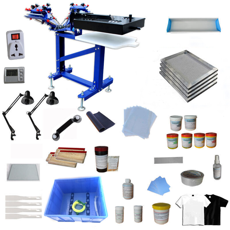 Enhanced Screen Printing with Materials Kit Package:3 Color Screen Printing Kit