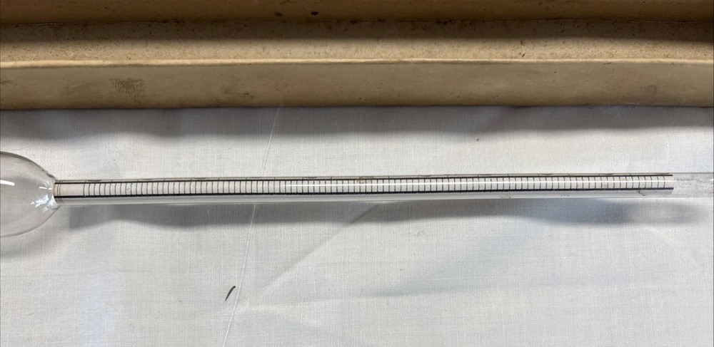 SPECIFIC GRAVITY SCALE GLASS HYDROMETER USA