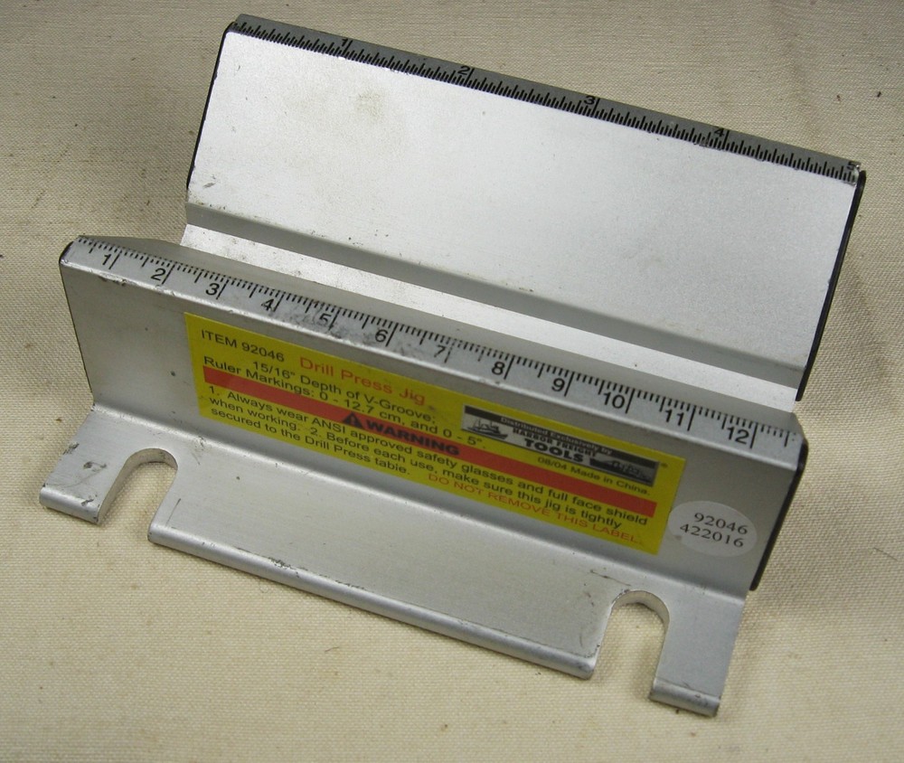 Drill Press Layout Jig, V Block